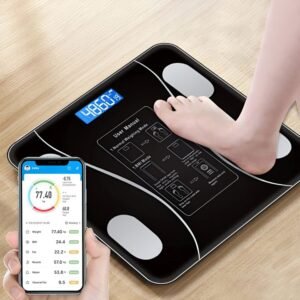 Smart Bluetooth Body Composition Scale with LCD Display | Digital Bathroom Weight Scale