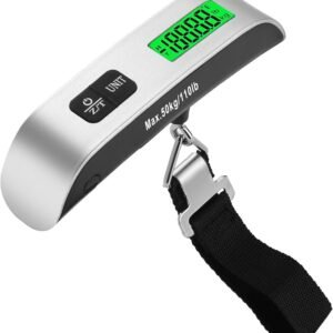 Digital Luggage Scale – Portable LCD Travel Hanging Weighing Scale