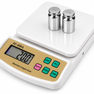 SF-400A Digital Kitchen Scale with LCD Display, Tare Function, and High-Precision Food Weighing for Cooking and Baking